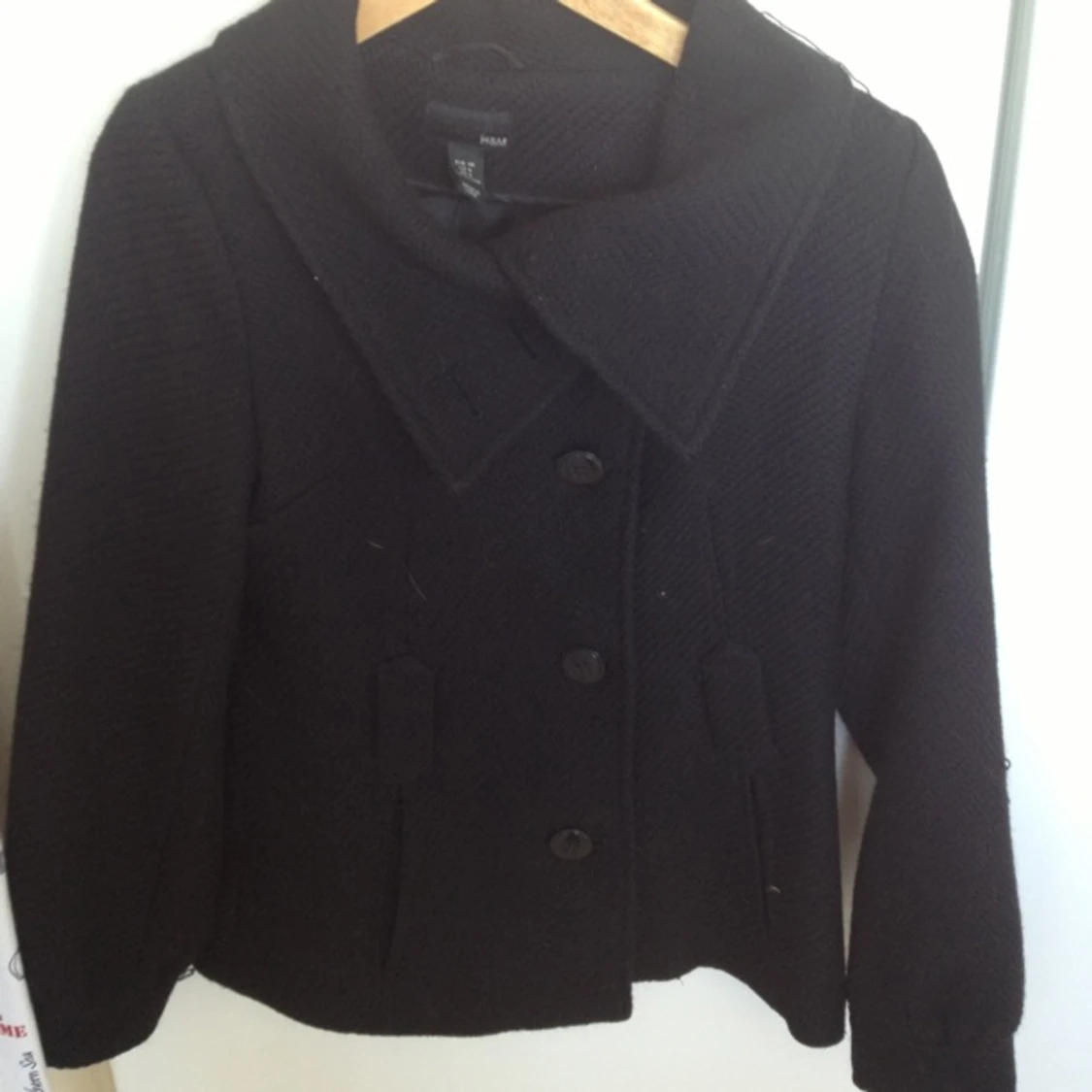 Kappa med stor krage, lite klockskuren