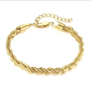 18k guld armband - Armbandet är tillverkat i rostfritt stål (stainless steel) och sedan pläterat i äkta 18K guld🤍✨ Rostfritt stål och guldplätering är väldigt lättskötta material som har en  lång hållbarhet. Googla för mer information 🌼