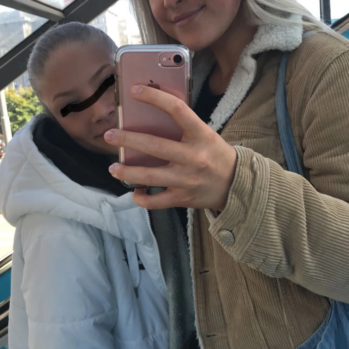 Ribbad ”fårulls” jacka 