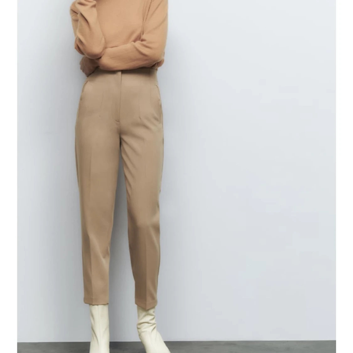 Zara kostymbyxor beige XD