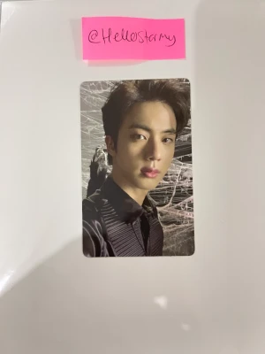 Bts photocard - BTS Map of the soul 7 Jin pc -Officiall -No damage -Bought from cokodive 