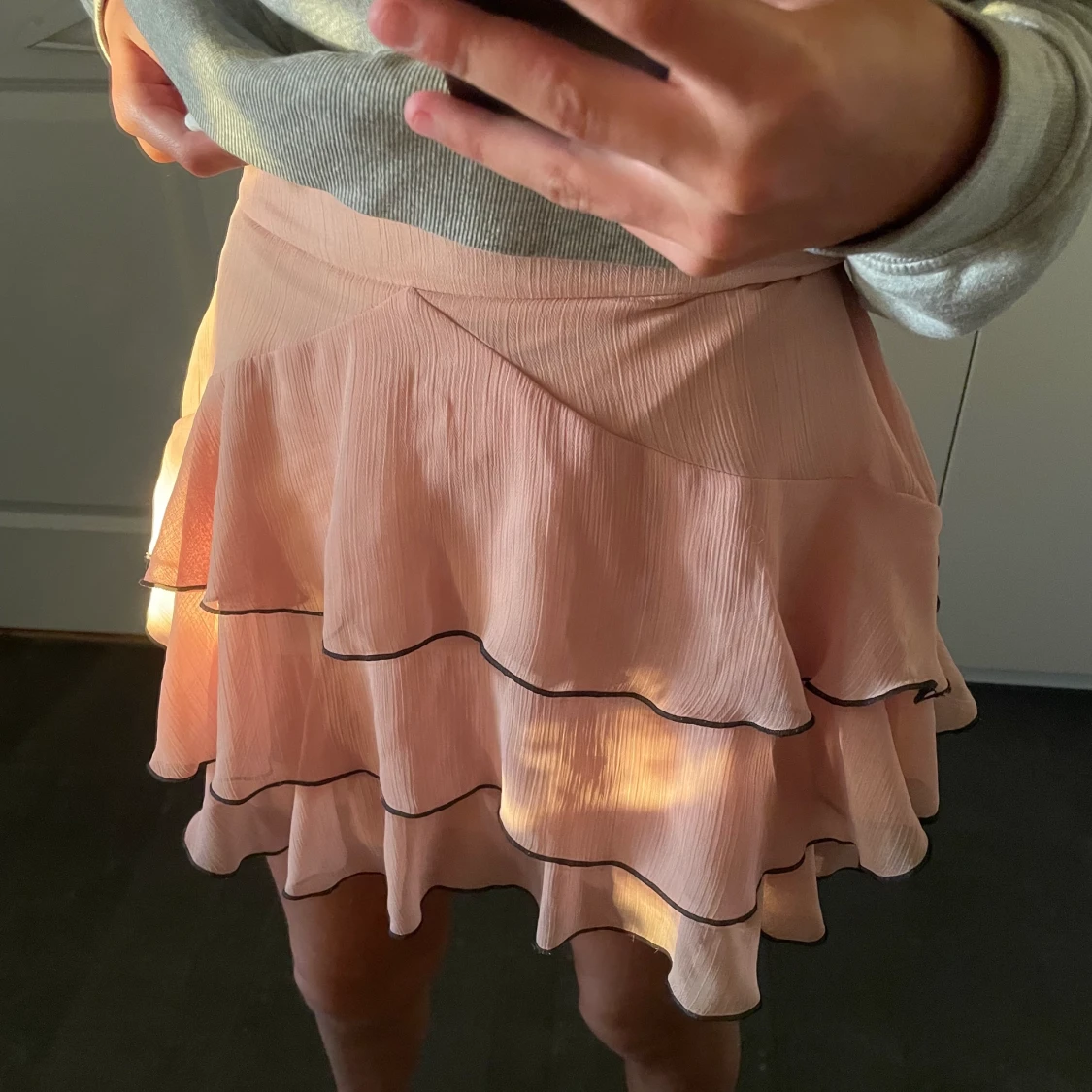 Rosa volangkjol - 90