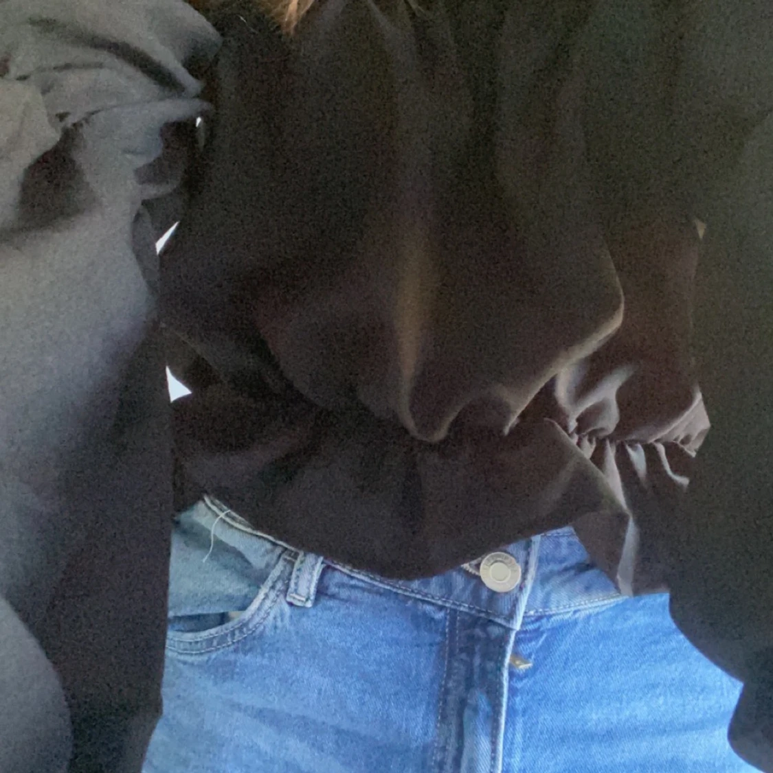 Svart fin blus  - 91