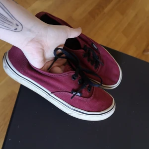 Vinröda vans 36,5 - Fint skick bara lite smuts på sulan. 