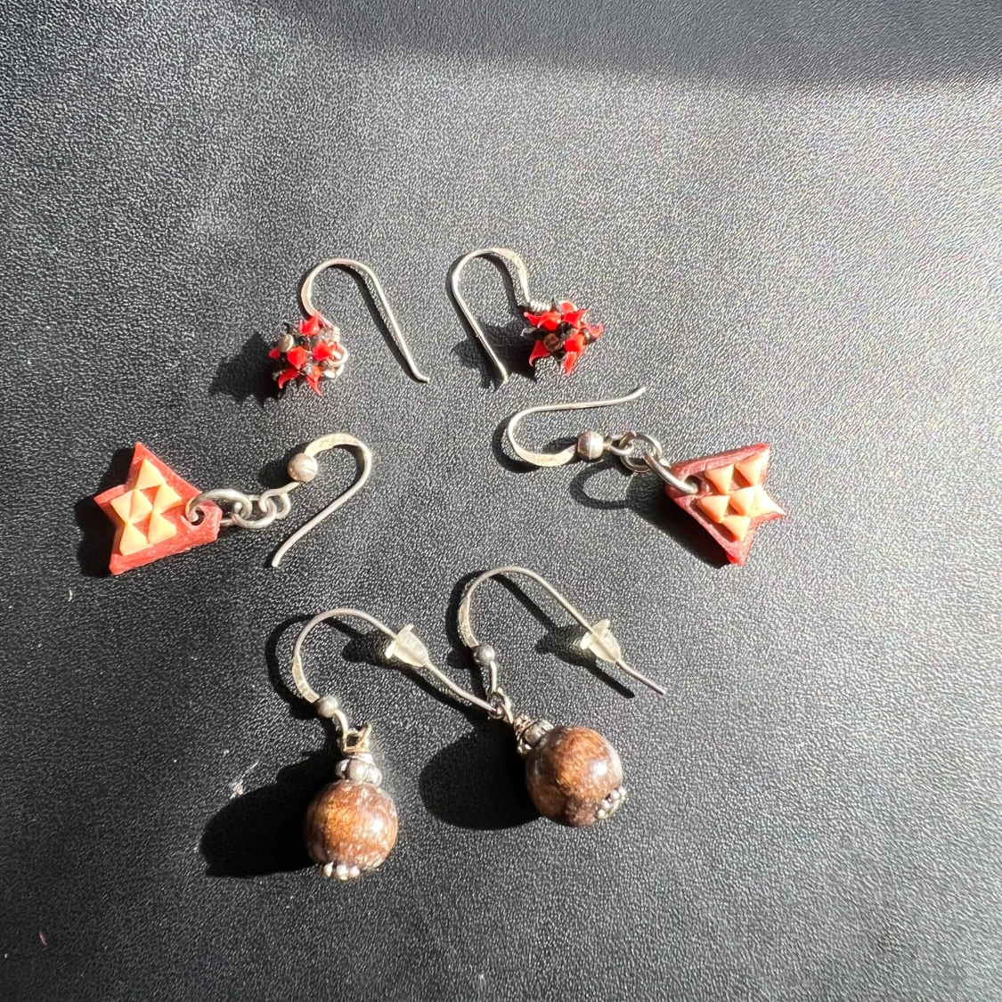 Äkta silver örhängen  - 91