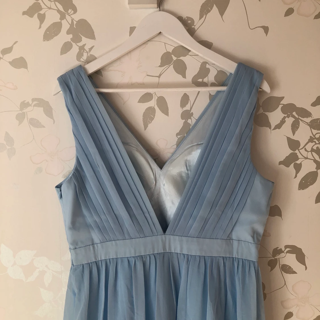 Ljusblå balklänning - 90