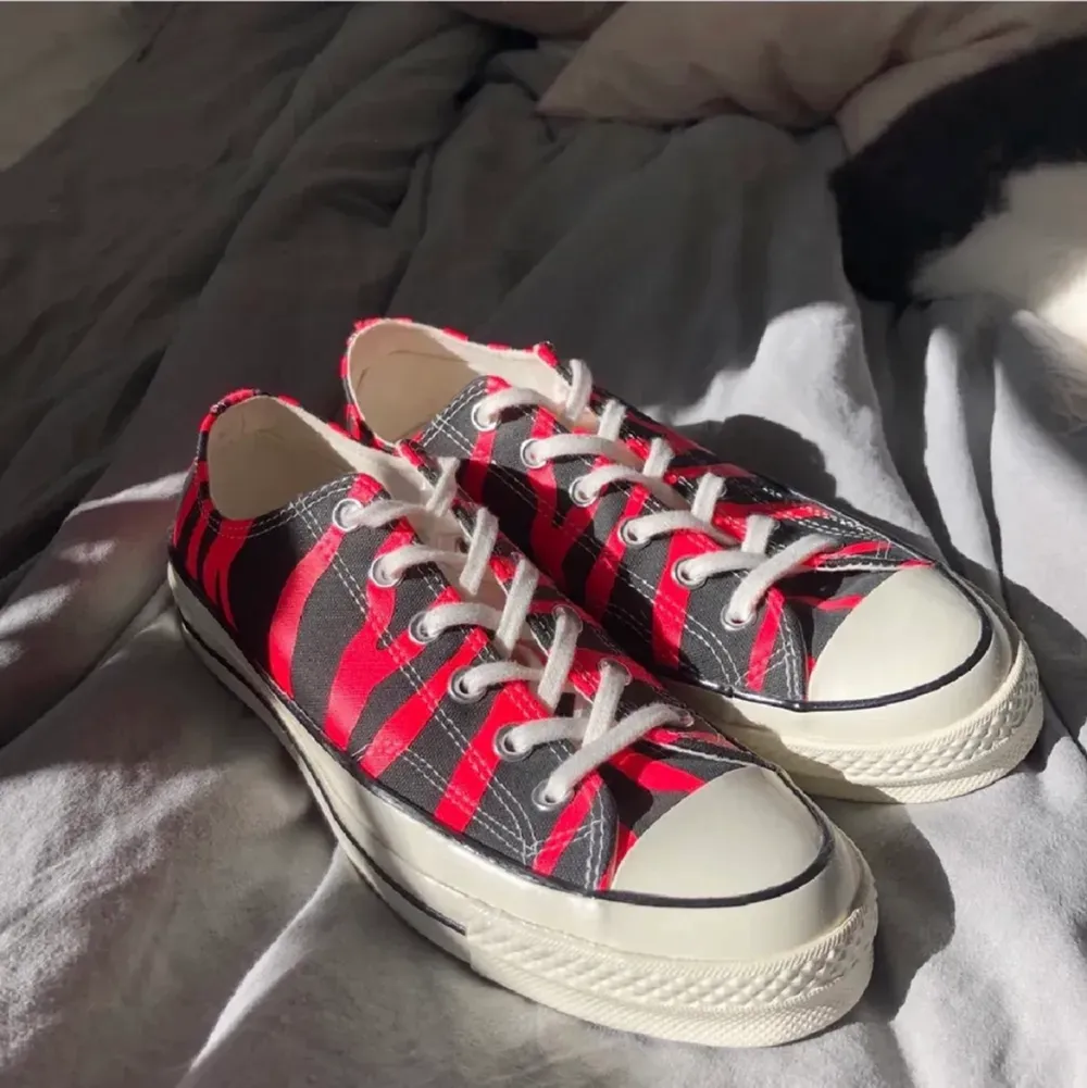 Säljer dessa snygga converse då de inte används. Knappt använda! Frakt på 99kr tillkommer💞 Modellen Chuck taylor 70s. Skor.