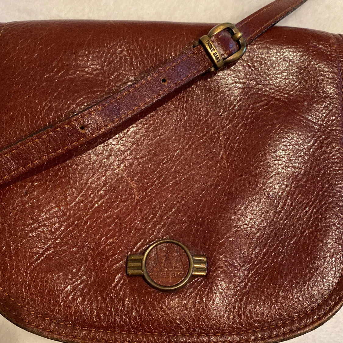 Läder väska  - 91