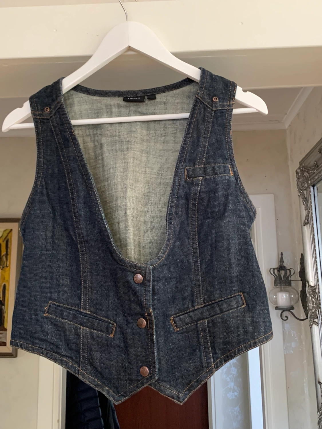 Jeansväst Lindex st44