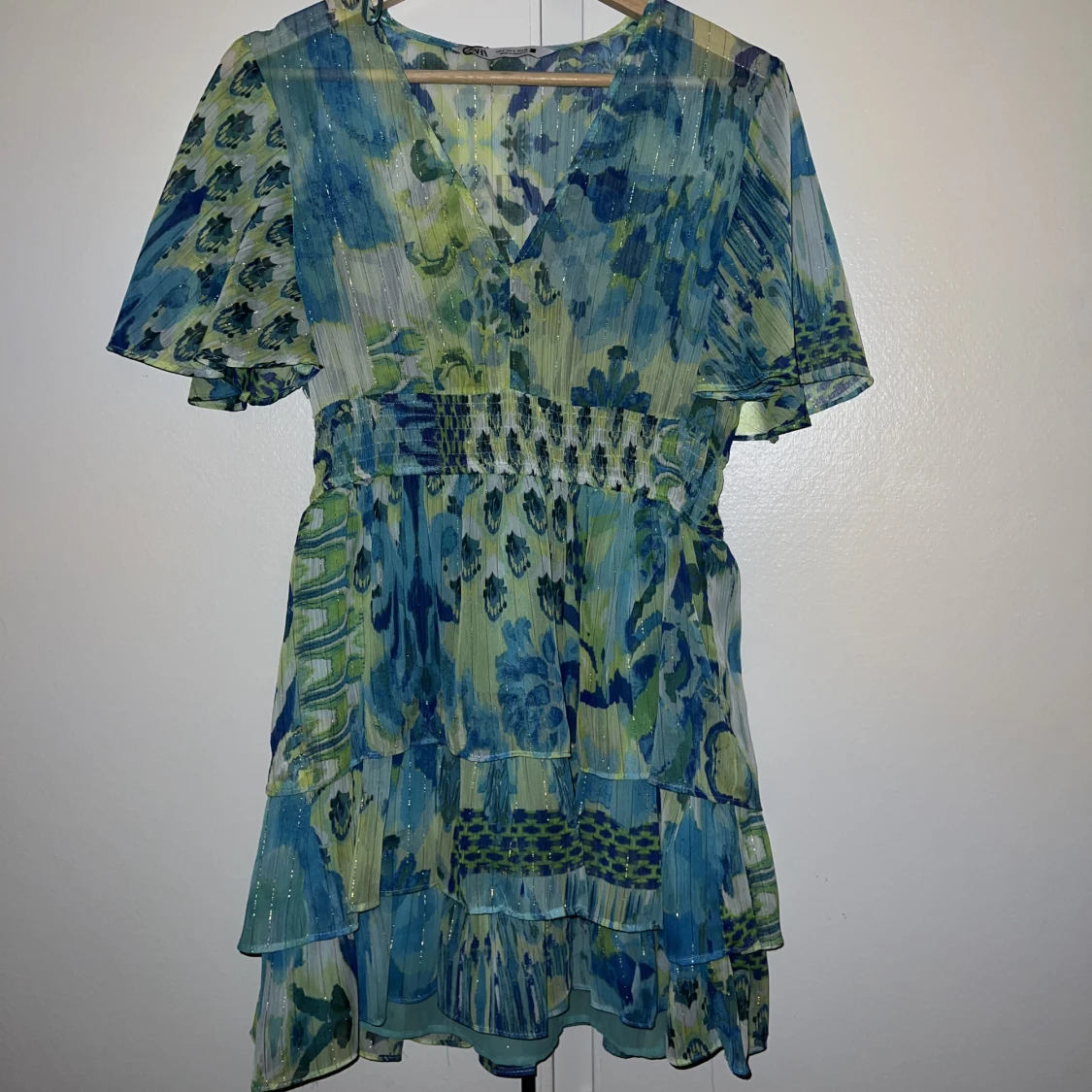 Mönstrad klänning - 91