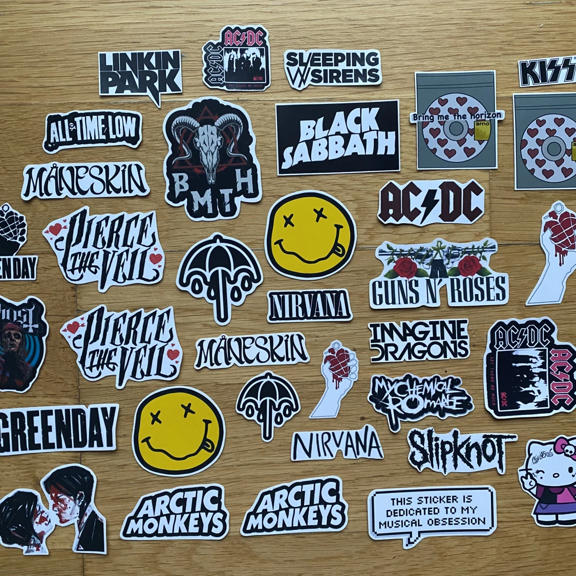 Rock klistermärken #32 - 91