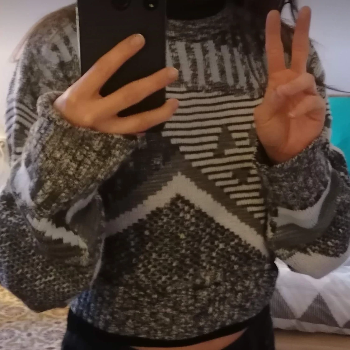 Beyond Retro croppad stickad tröja