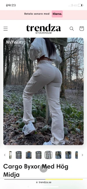 Cargo byxor - Aldrig använda då dom var förstora för mig, jätte snygga byxor. Storlek s