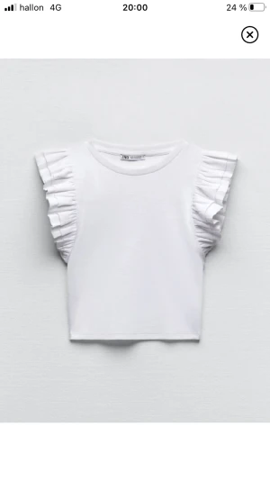 Vilangtopp från Zara - snygg volangtopp från zara! ❣️DEN FINNS KVAR❣️