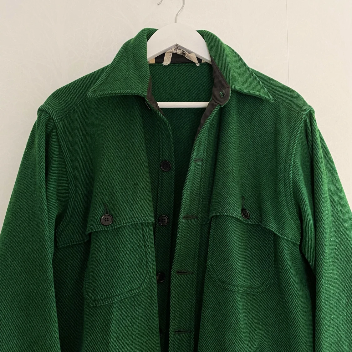 Grön mysig jacka  - 91