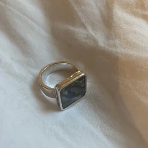 Urban outfitters ring - Säljer den här näst intill helt oanvända ringen. Köpte den på Urban outfitters i Köpenhamn för att jag tyckte den var så sjukt fin men har haft svårt att använda den då jag mest använder guldsmycken. Nypris ca 300 kr och säljer för 80 kr + frakt.🫶🏼🫶🏼