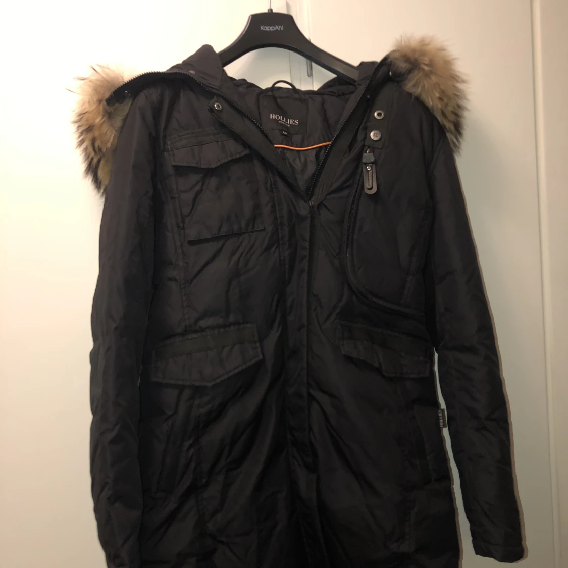 Hollies Vinterjacka med äkta päls stl 40 Dam