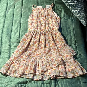 Blommig klänning  - Blommig klänning Lindex 