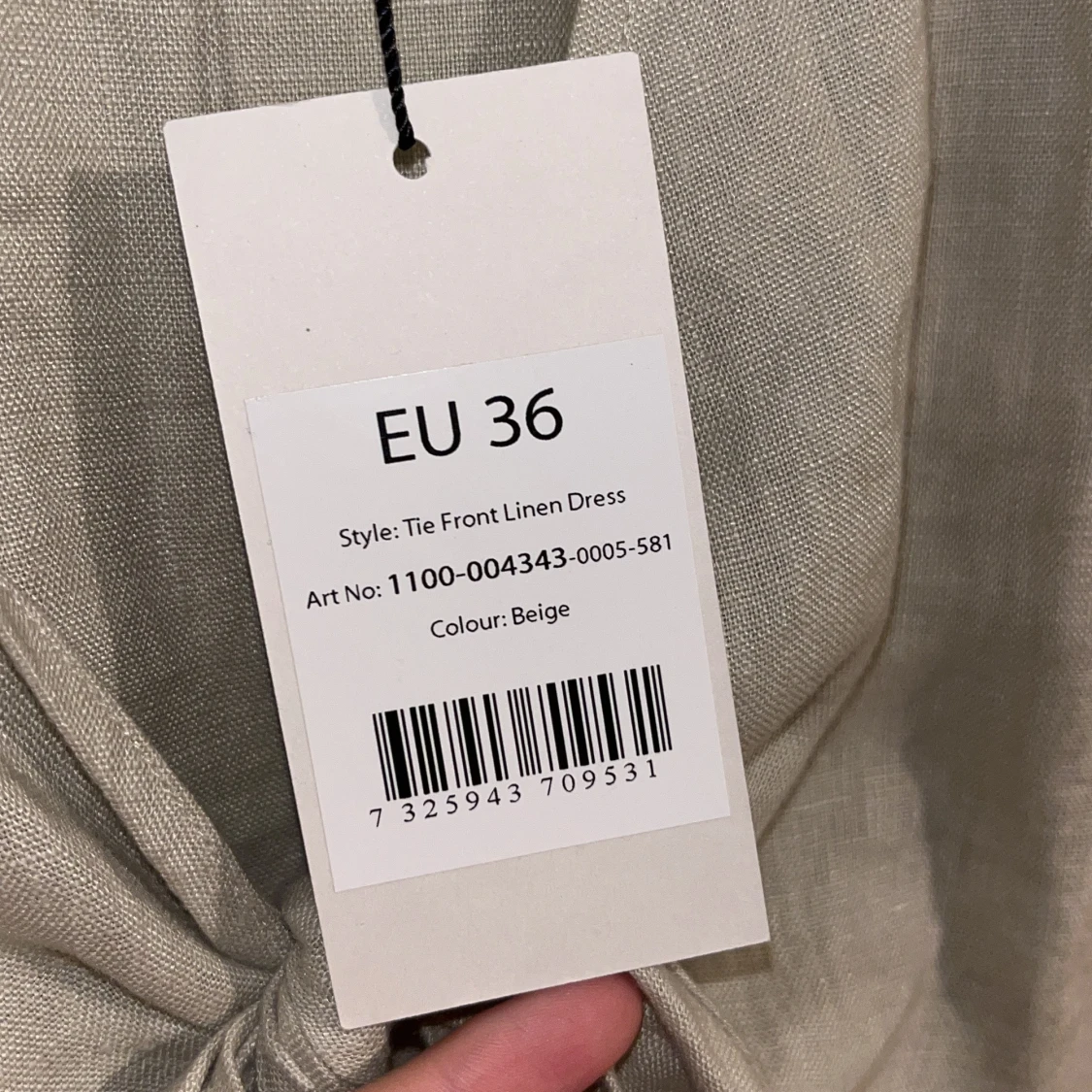 Linne klänning  - 91