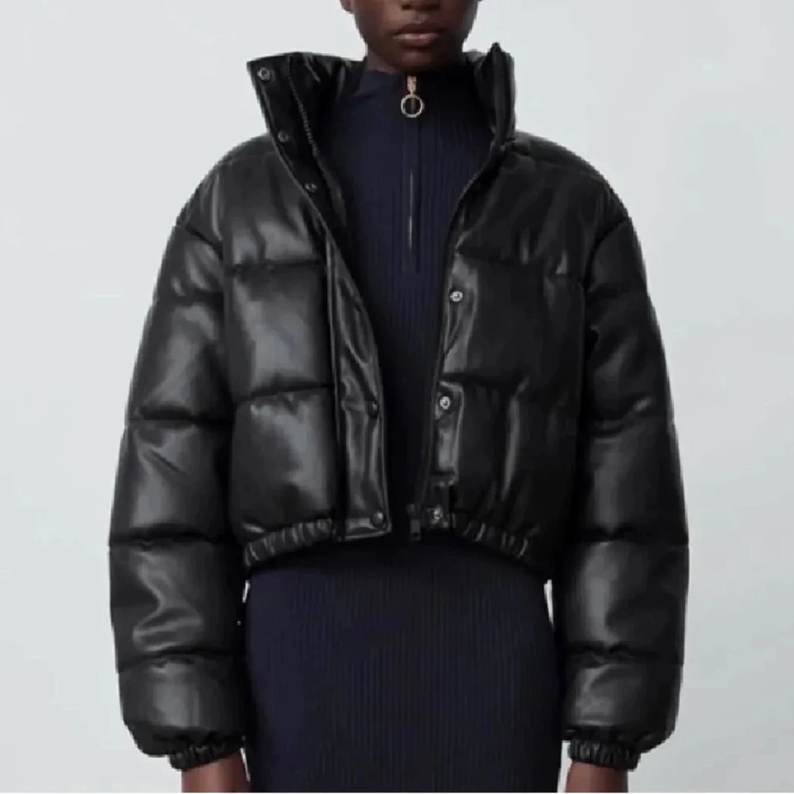 Skinn pufferjacket - ZARA