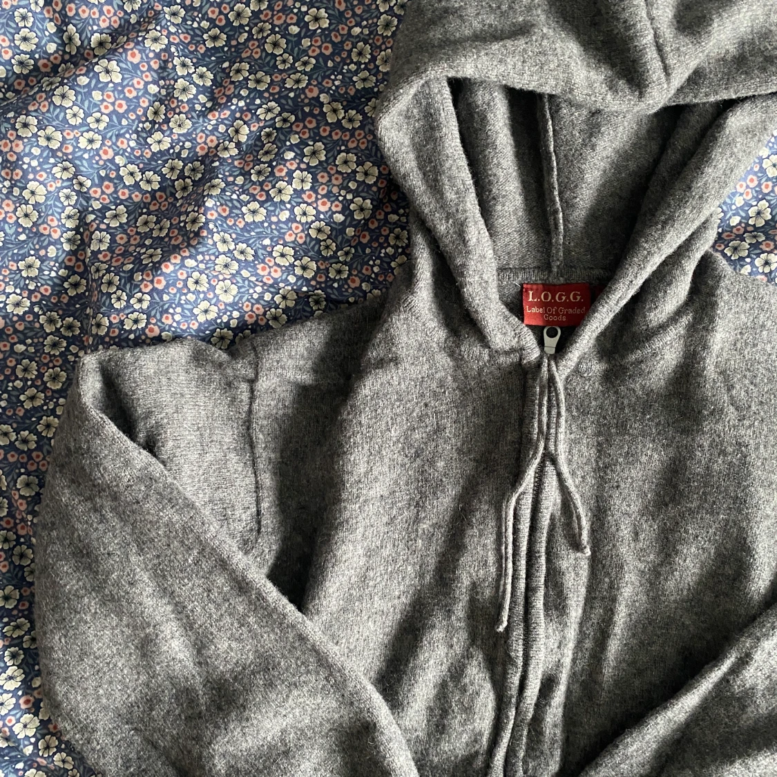 Stickat zipup hoodie - 90