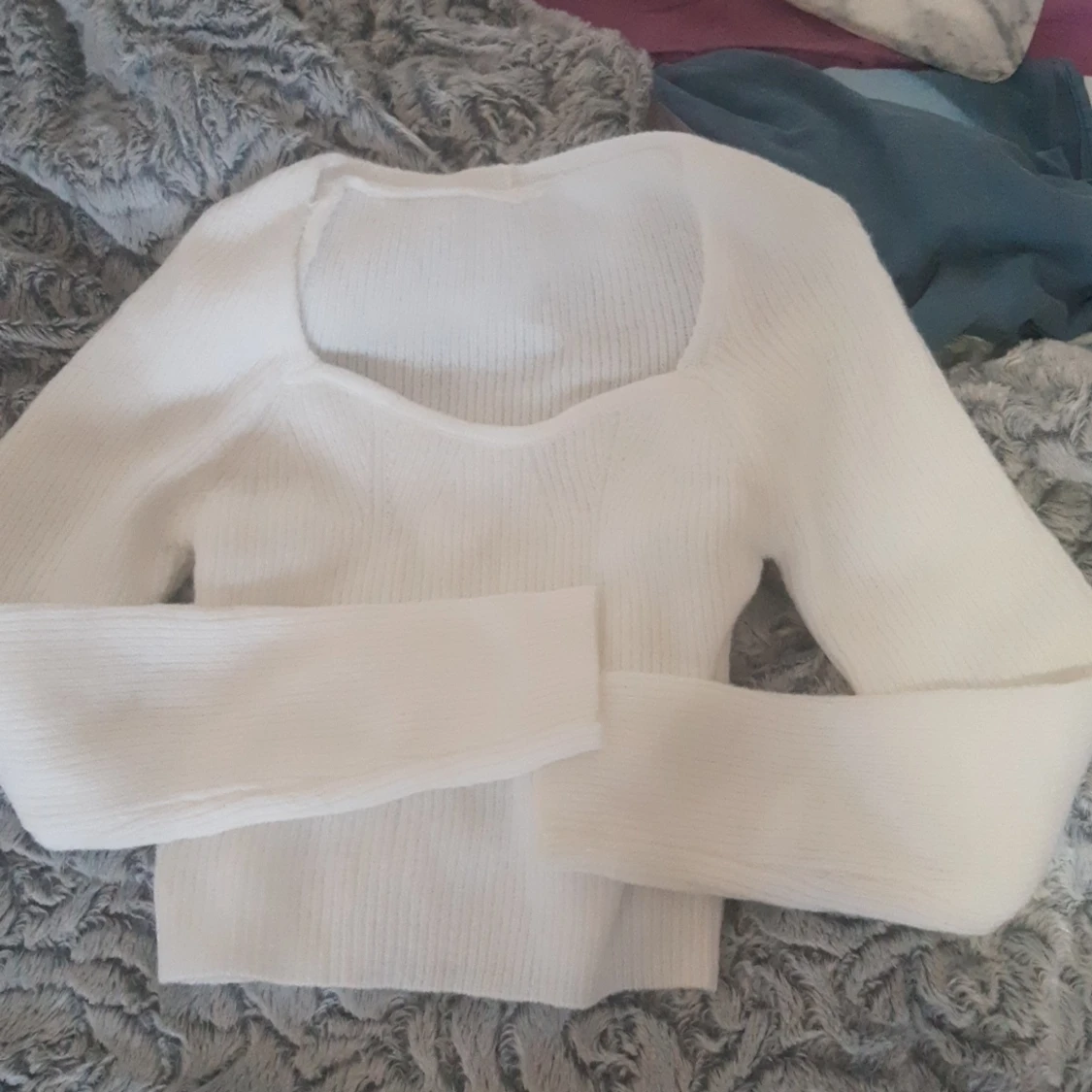 Stickad tröja från shein