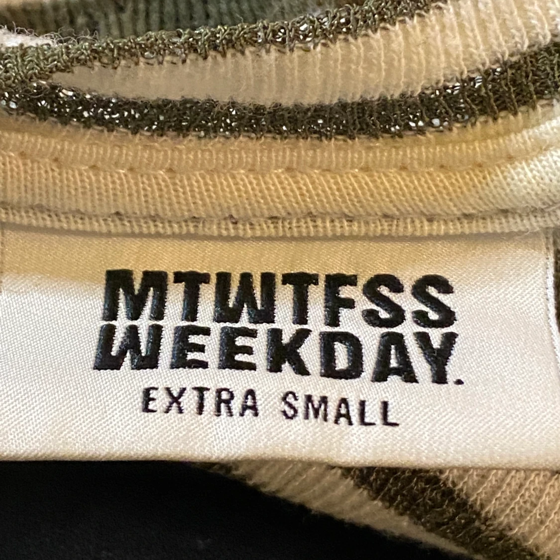 Randig långärmad  - 90