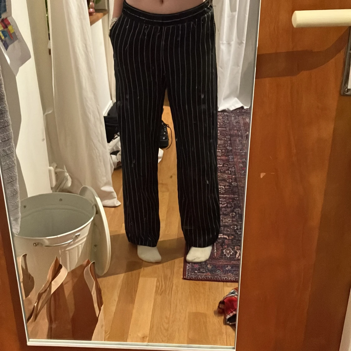 pinstripe byxor - 90