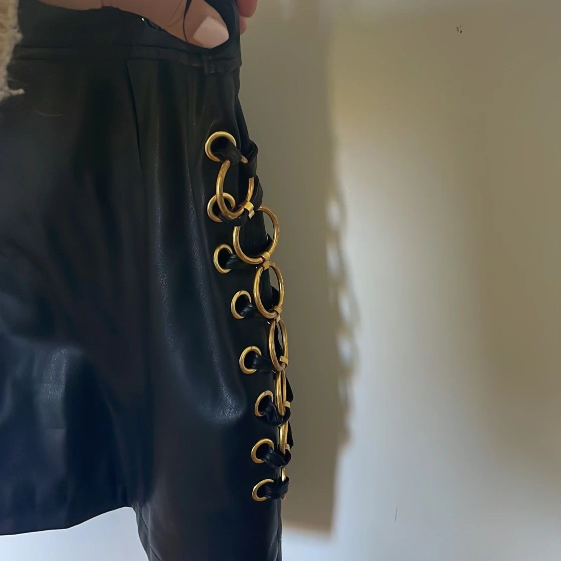 Kort skinnkjol  - 90