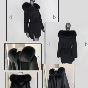 Pälskappa  - Äkta päls Kappa Använd enstaka gång 