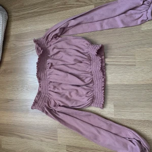 rosa cropped tröja  - strechig