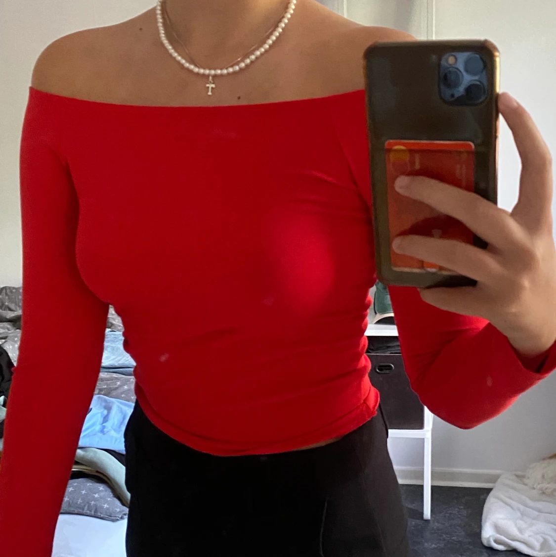 Offshoulder topp - 90