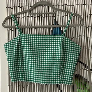 gingham crop top  - gingham crop top 💚 (matching pants available on profile  - lmk if u wanna buy as a set)  