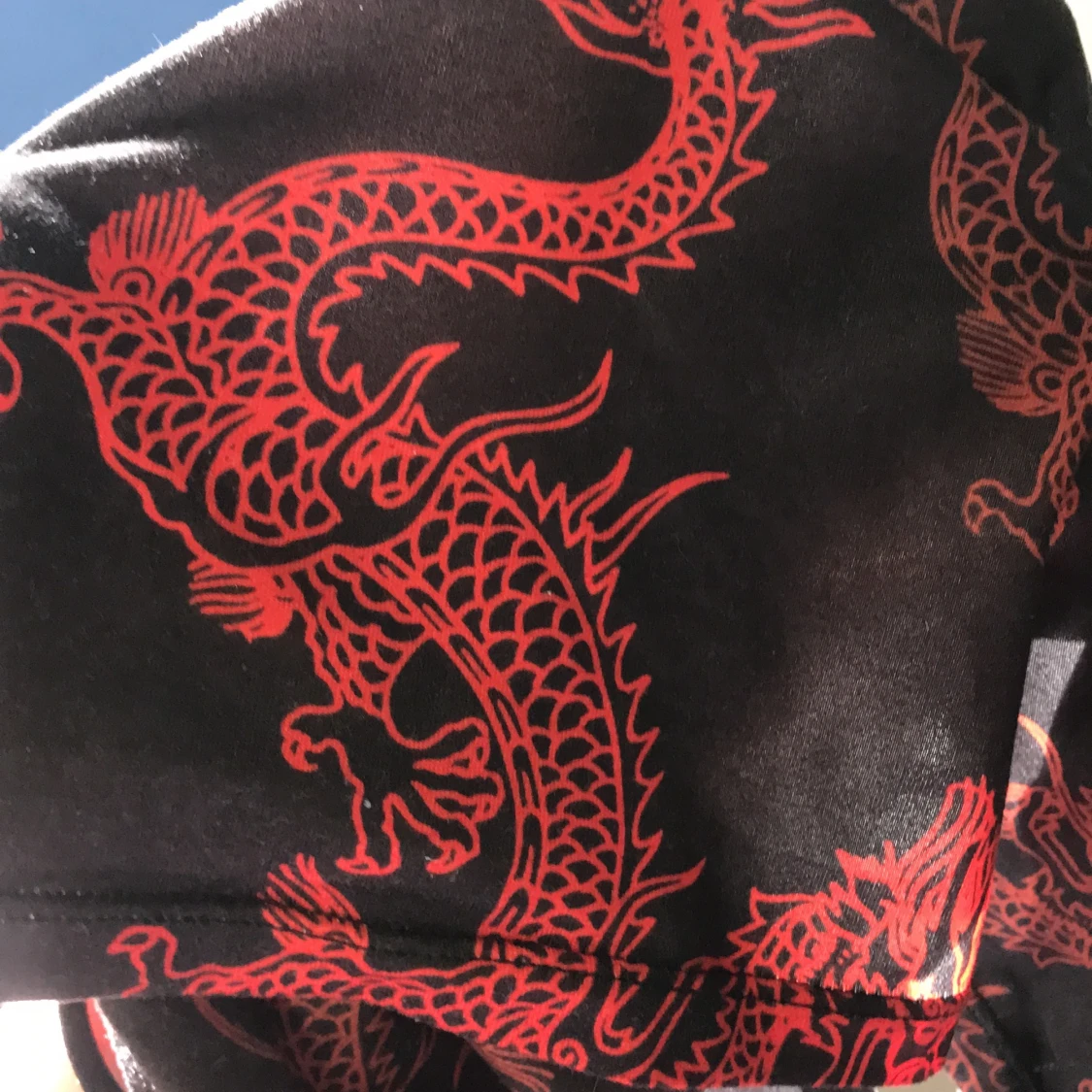 Röd svart linne - 91