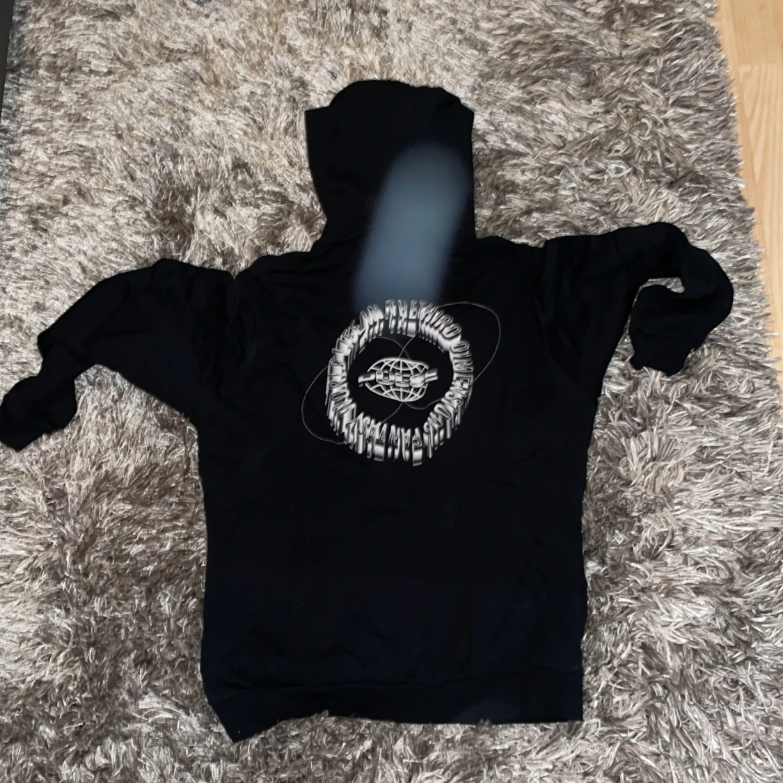 Skit snygg svart hoodie  - 90