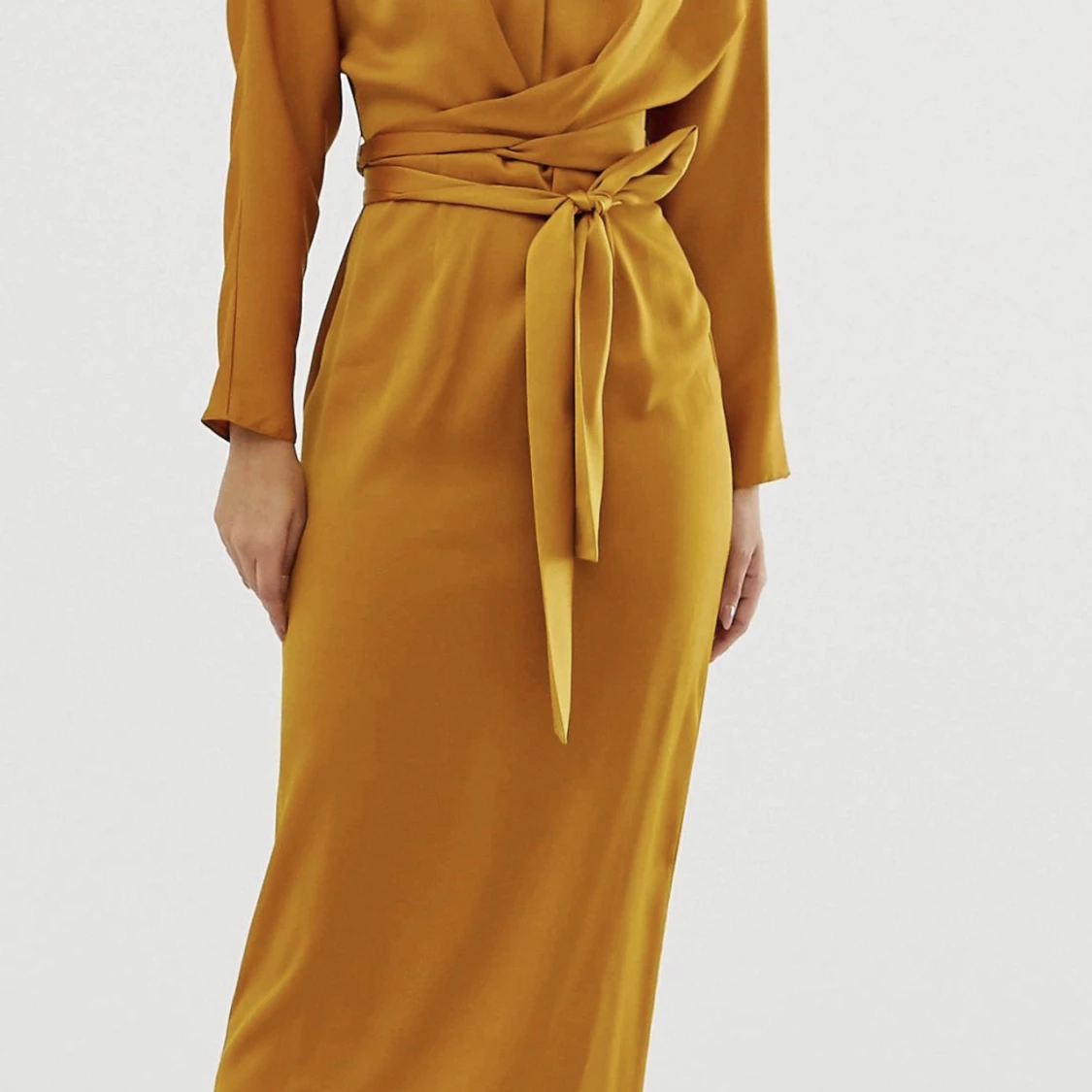 Senapsgul FestKlänning 