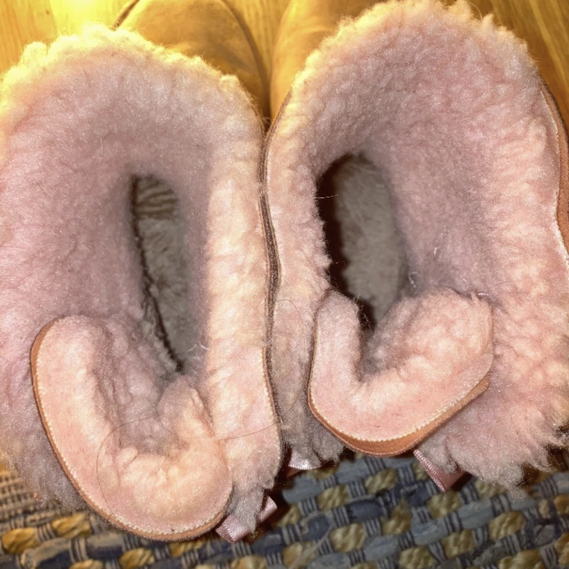 Rosa ”ugg” likande skor  - 91