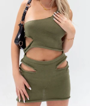 Niihai knitted kaki top OUT of STOCK everywhere - Selling my rare NIIHAI knitted top, size S, strap attached broken but very easy to fix, can’t find on sell anywhere else OUT OF STOCK on shop website