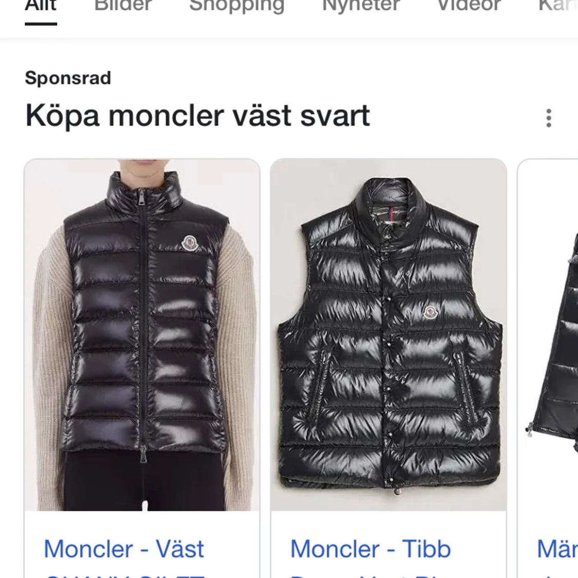 Moncler väst - 90