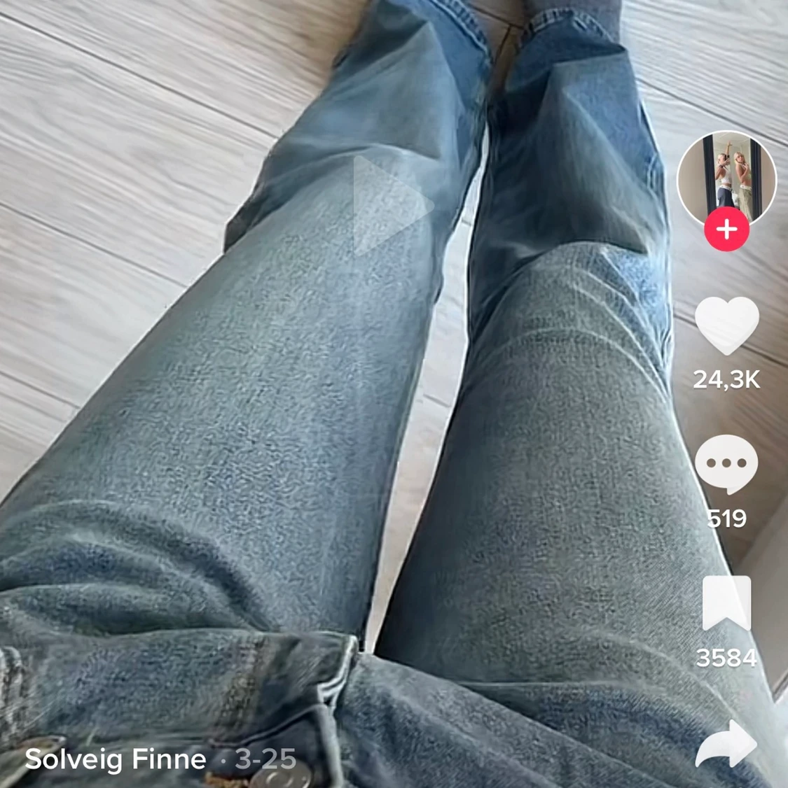 Lågmidjade jeans - 90