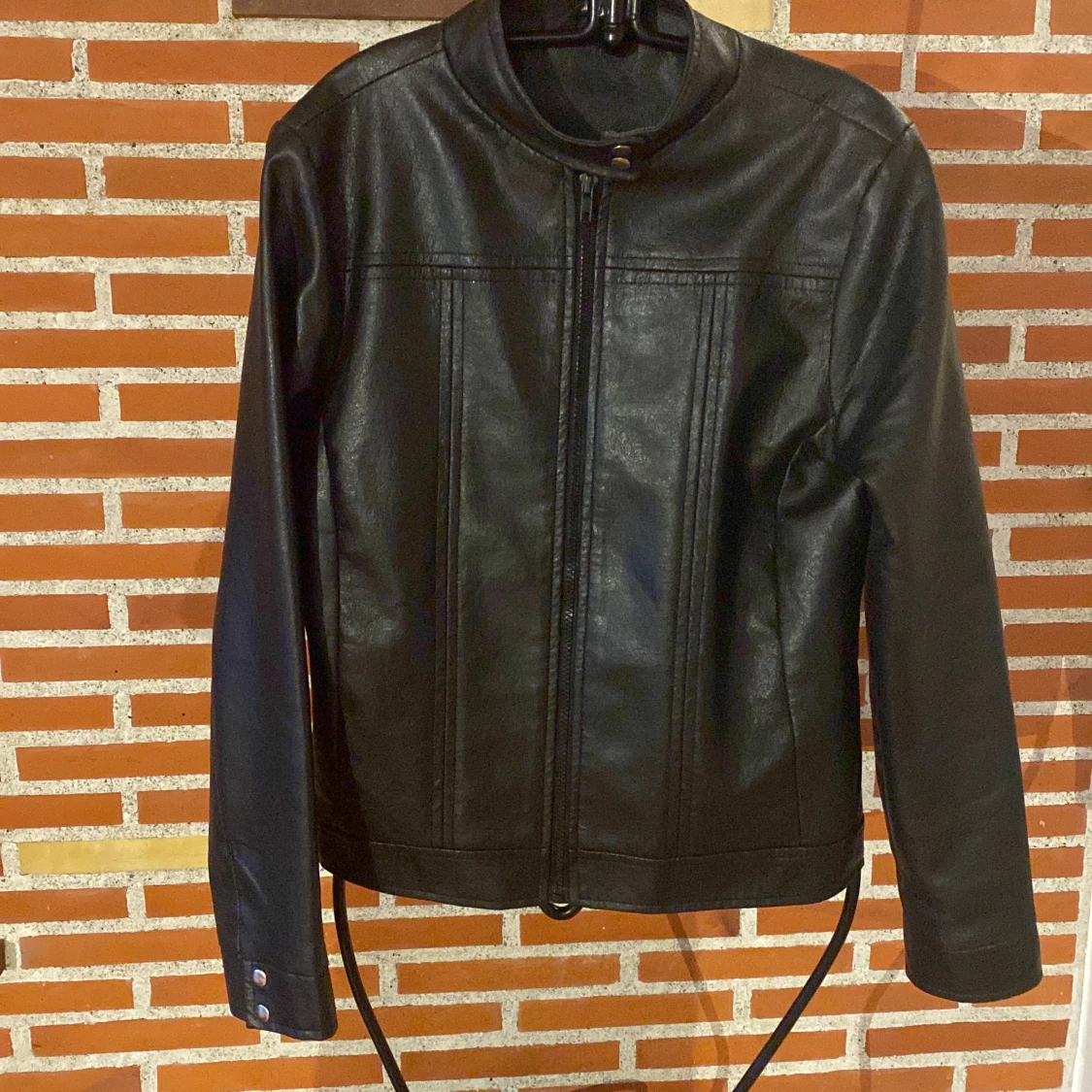 Fejk läder jacka - 91