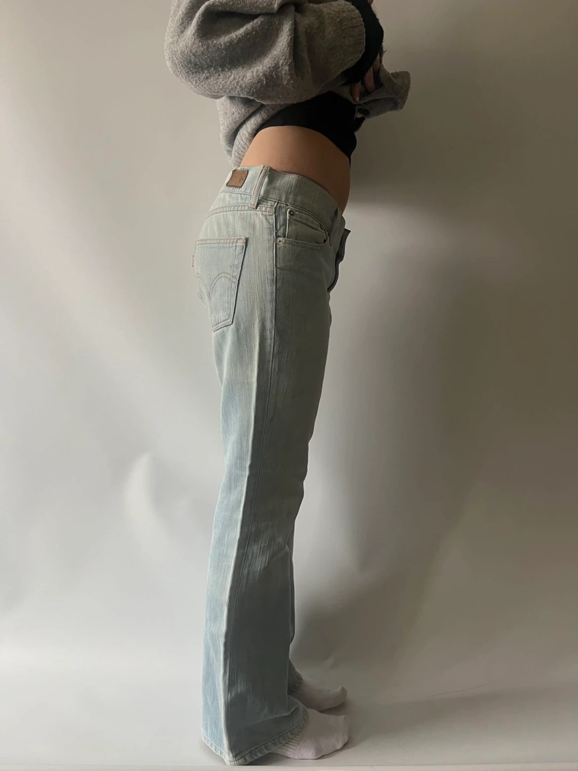 Ljusblå jeans  - 90