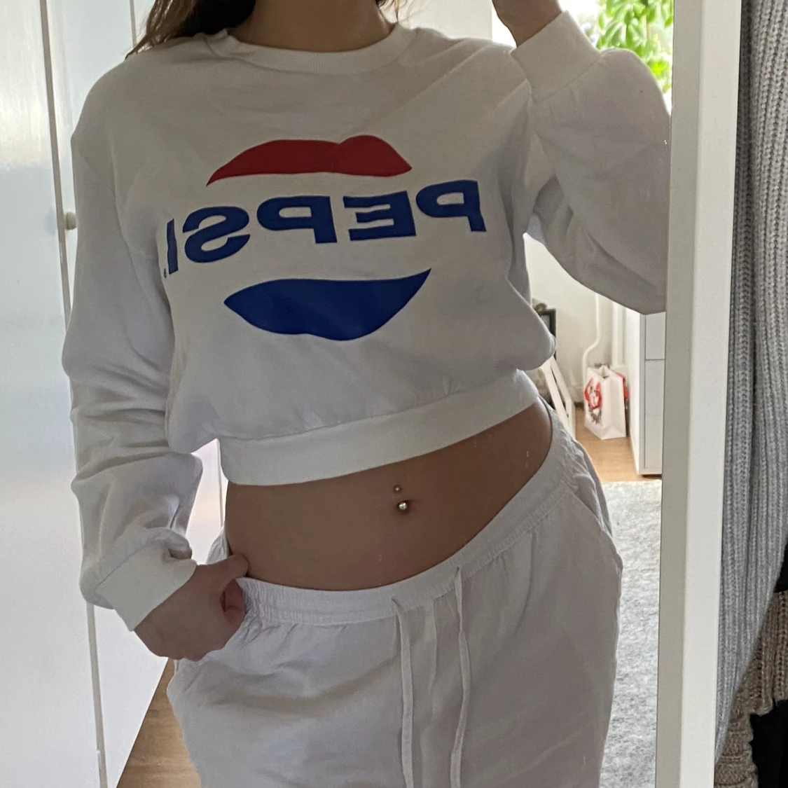 Croppad sweatshirt - 90