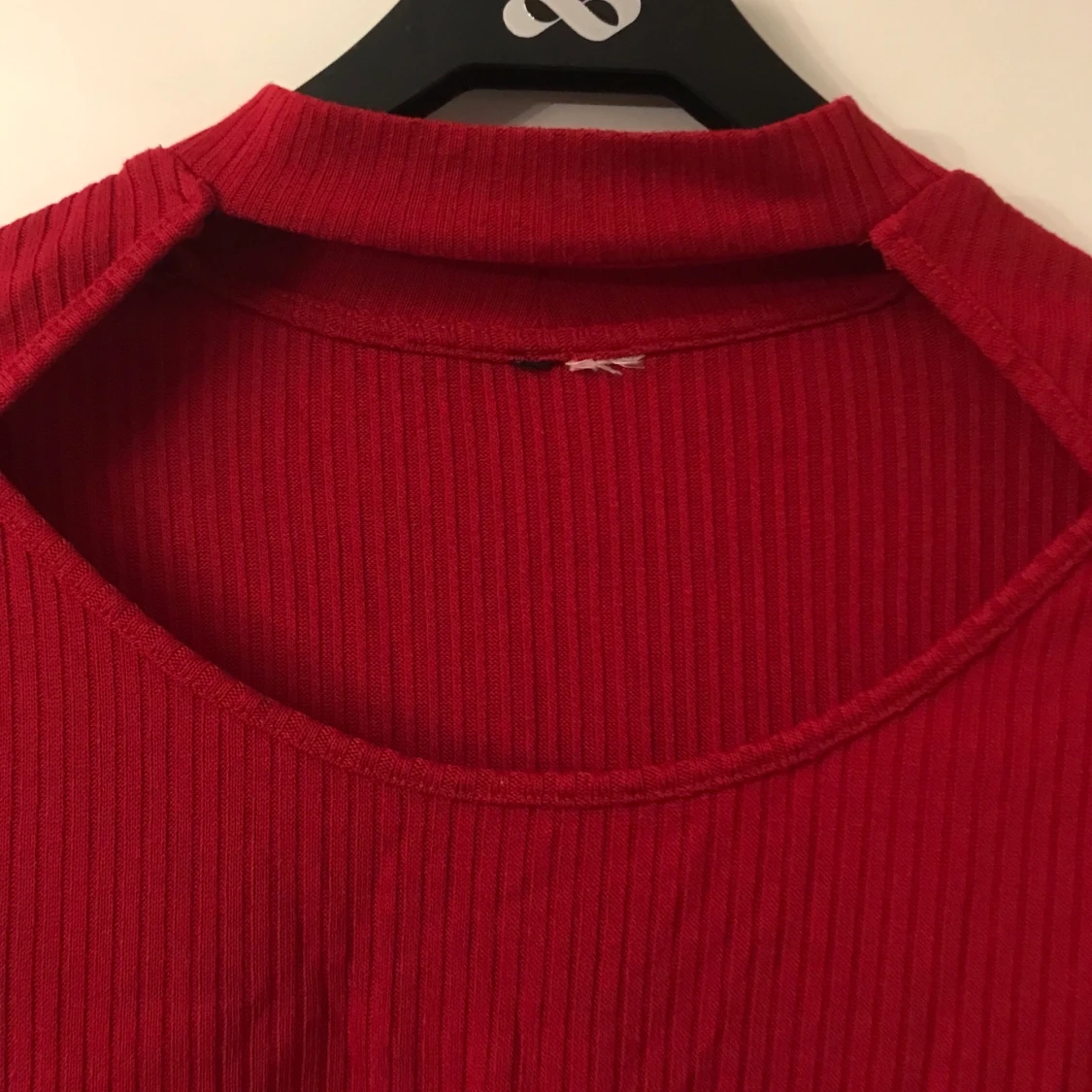 Långärmad röd tröja - 91