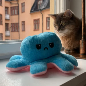 2-sidig bläckfisk. Rosa o blå - Aldrig använts bara stått. 