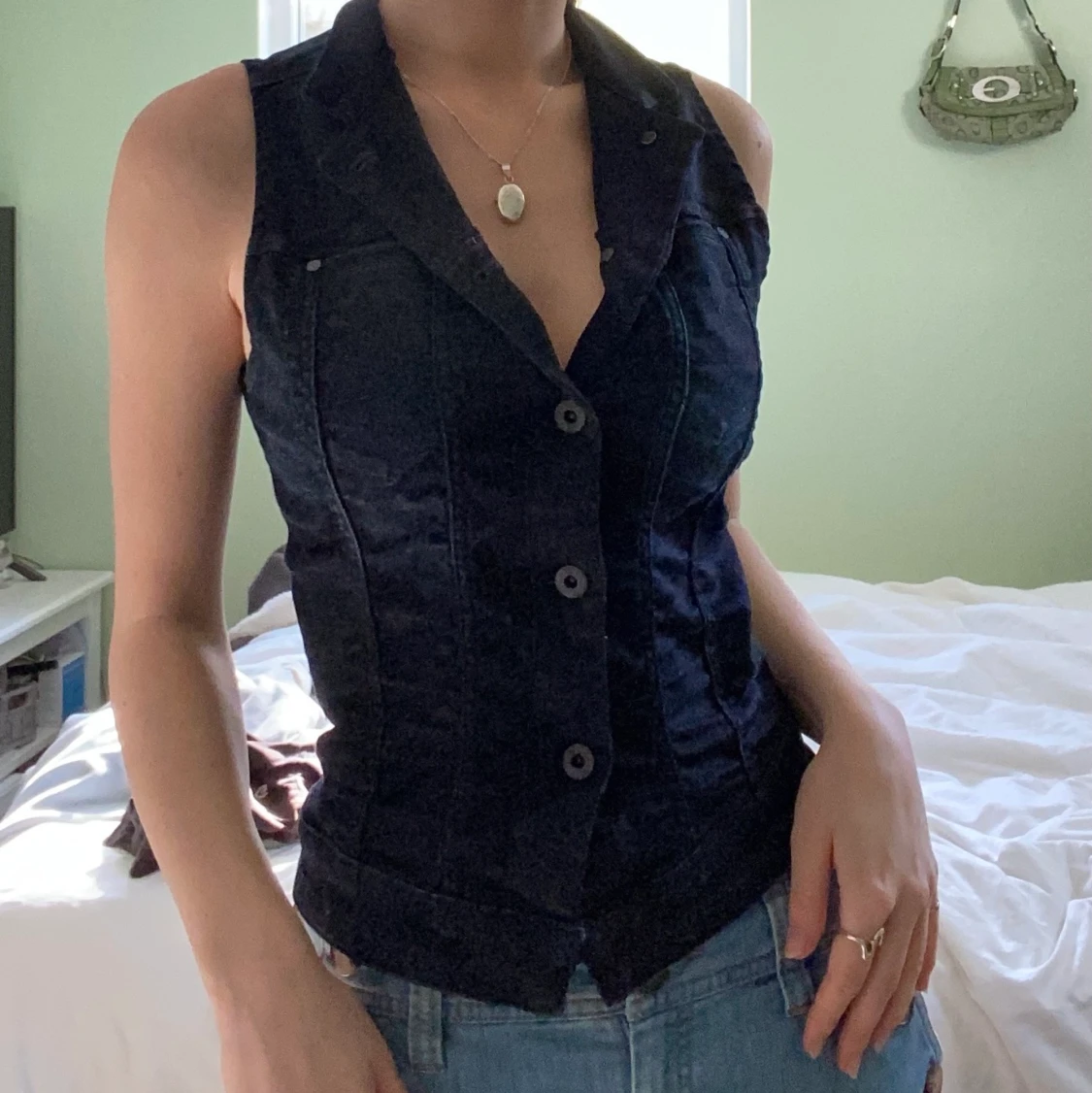Jeansväst - 90