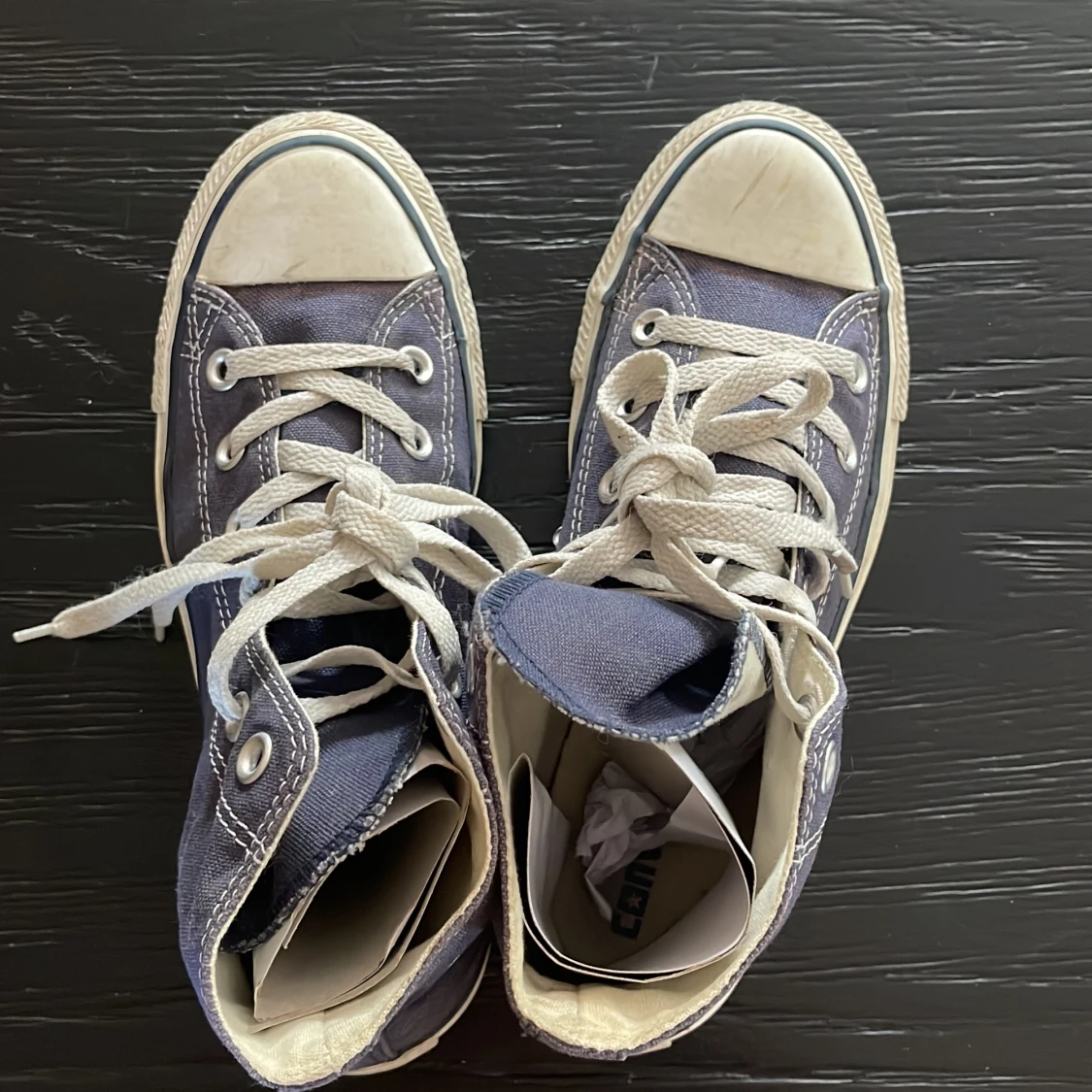 Marinblå Converse - 91