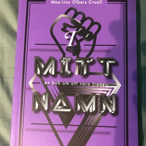 Mitt namn - en bok om att vara trans - Bok skriven av Moa-Lina som handlar om att vara trans. Massor av olika transpersoners berättelser finns med.  MÖTAS UPP ÄNAST! Kontakta mig vid frågor eller köp :)