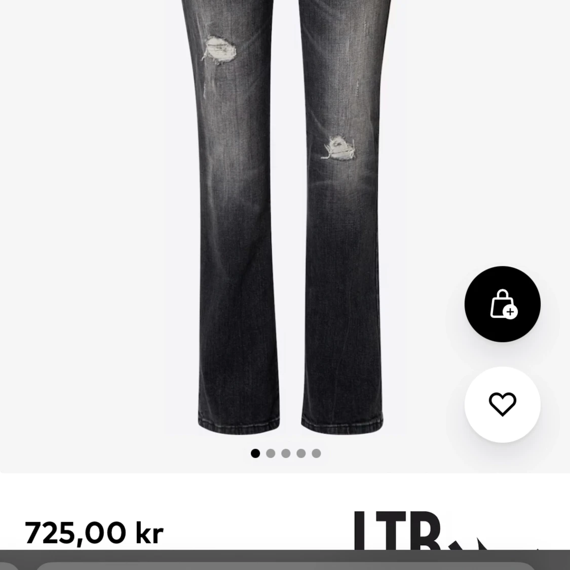 Gråa ltb jeans  - 91