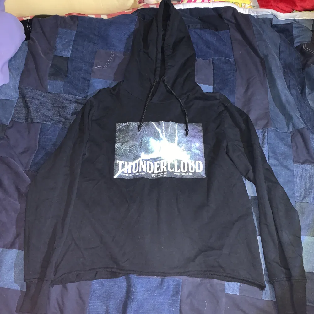 Använd få gånger, storlek L från början men har klippt den så den är mer kroppad M. Dm vid frågor. Hoodies.